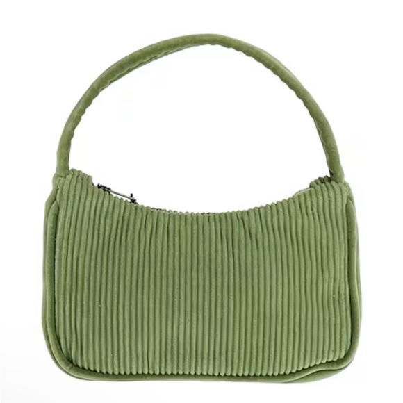 LE DAF Green Corduroy Women's Bag NWT